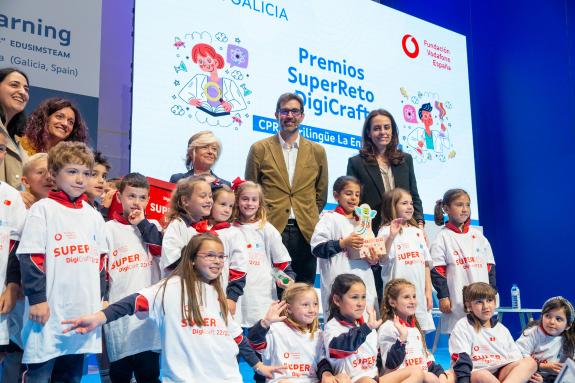 Imaxe da nova:A Fundación Vodafone España e a Xunta dan a coñecer os gañadores do “Superreto Digicraft” de Galicia