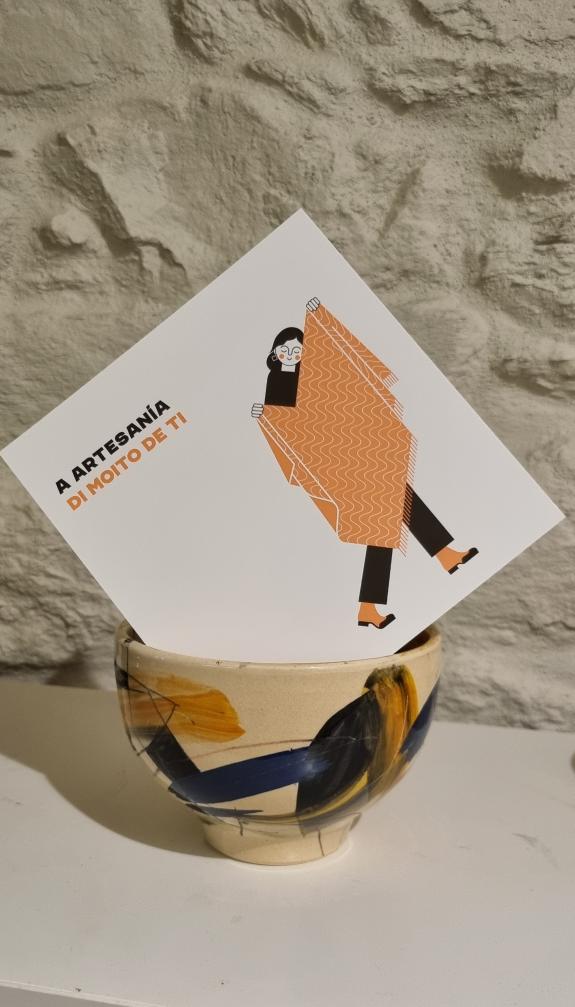 Imaxe da nova:La Xunta retoma la campaña A artesanía di moito de ti para impulsar la comercialización del producto artesano gallego