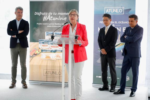 Imaxe da nova:A Xunta destaca a aposta de Atunlo pola innovación e a economía circular coa instalación dunha fábrica de aceite de atún neutraliza...