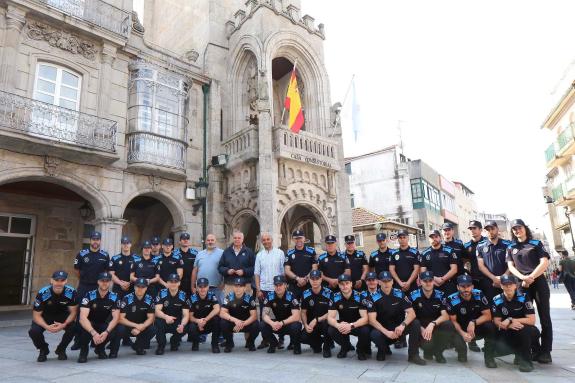 Imagen de la noticia:El alumnado de la 15ª promoción de Policía Local formada en la Agasp realiza esta semana prácticas en el ayuntamiento de O P...
