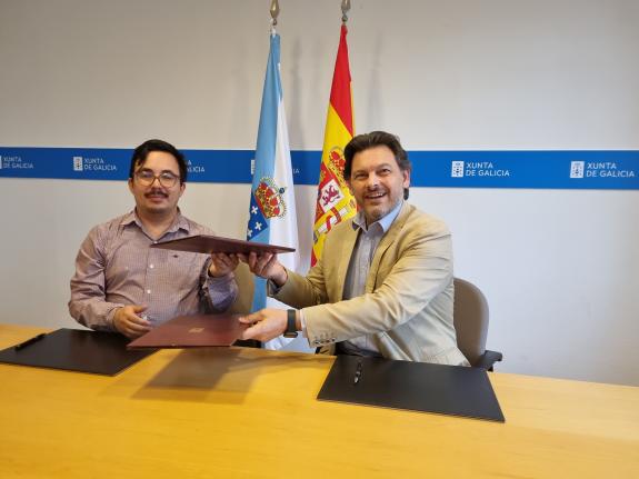 Imaxe da nova:Emigración renova a colaboración coa Asociación de     Emigrantes Retornados en Galicia (AJERGA) co obxectivo de continuar a facili...
