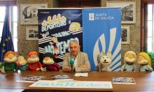 Os Bolechas deportistas visitarán a rapazada de 15 concellos da rede de dinamización lingüística