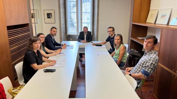 Imagen de la noticia:La Xunta y el nuevo decano del ColeXio de Arquitectos de Galicia evalúan las medidas autonómicas de fomento del uso de mader...