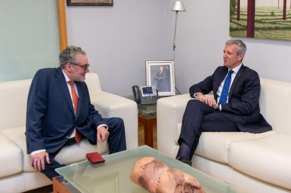Imagen de la noticia:Rueda se reúne con el conselleiro maior del Consello de Contas de Galicia