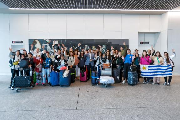 Imaxe da nova:Miranda recibe aos participantes no programa escolas abertas que comeza mañá xoves no Centro Superior de Hostalería de Galicia