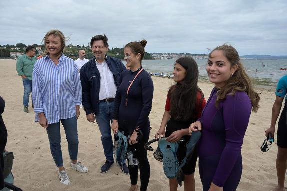 Imaxe da nova:Fabiola García anima a conectar con Galicia os mozos galegos na diáspora que participan no campamento de verán de Gandarío