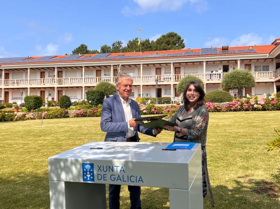 Imaxe da nova:A Xunta e a UNEF traballarán conxuntamente para impulsar en Galicia a enerxía fotovoltaica e o autoconsumo