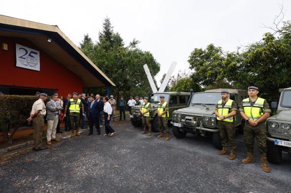 Imaxe da nova:Un total de 30 patrullas do exército súmanse aos efectivos antiincendios da Xunta para reforzar a vixilancia, a disuasión e a ident...