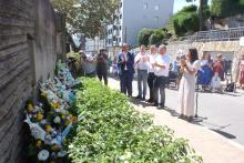 Román Rodríguez participa en Poio no acto institucional do día da Galiza Mártir
