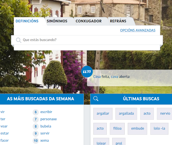 Digalego - Dicionario de galego
