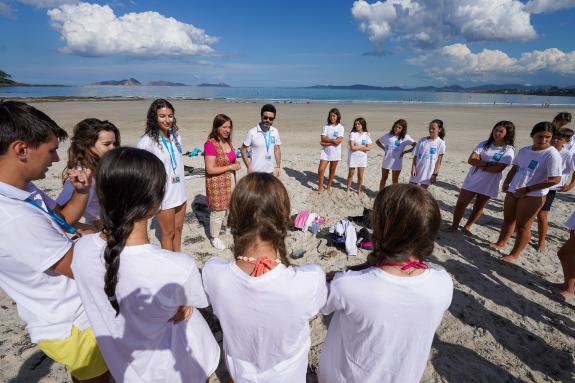 Imaxe da nova:A Xunta promove a educación ambiental entre a mocidade no campamento ‘Zerowaste’, en Nigrán
