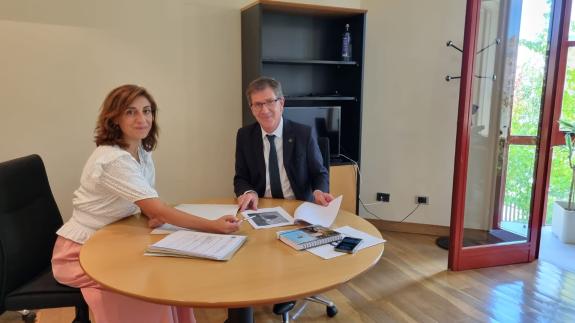 Imaxe da nova:A Xunta estudará vías de colaboración co Concello de Xinzo de Limia en materia de urbanismo e solo industrial