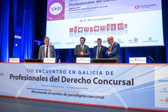 Imagen de la noticia:La Xunta pone en valor el papel de los administradores concursales en apoyo a los magistrados de los juzgados de lo mercanti...