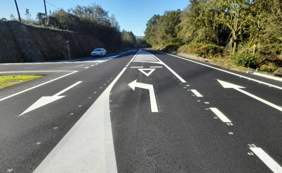 Imaxe da nova:A Xunta culmina un investimento de 445.000 euros para dotar de acceso o parque empresarial de Beariz desde a estrada OU-212