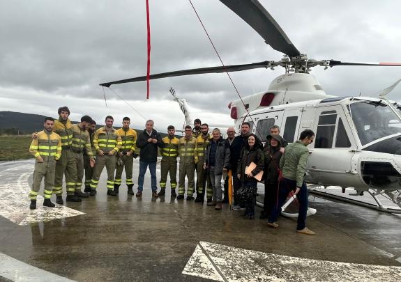 Imaxe da nova:A Xunta investirá 1 M€ na mellora da base aérea contra incendios de San Xoán de Río