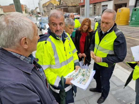 Imaxe da nova:A Xunta ultima as obras da primeira fase de transformación da PO-546 en Estribela que farán desta vía unha rúa cómoda e segura para...