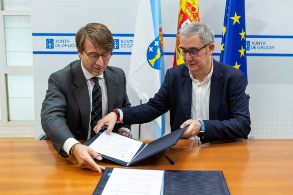 Imaxe da nova:Xunta e Concello de Ames reforzan a súa colaboración cun convenio para a permuta de inmobles