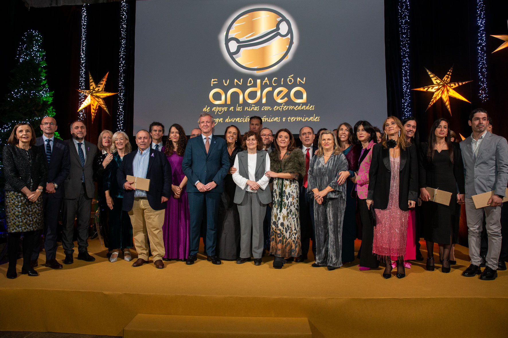 Rueda asiste á XVII Gala de Nadal da Fundación Andrea