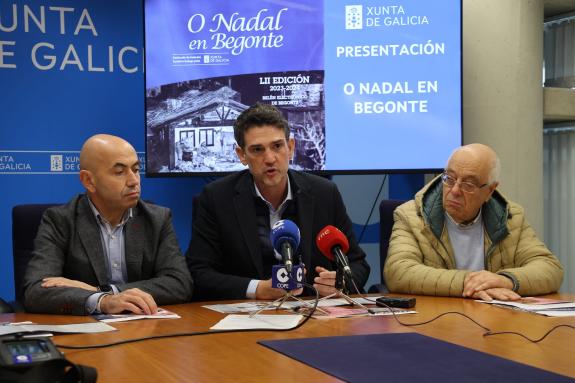 Imagen de la noticia:O arcebispo de Santiago pregoará o Belén de Begonte, que foi presentado hoxe na sede da Xunta en Lugo