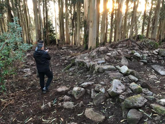 Imaxe da nova:A Xunta realiza os primeiros traballos de limpeza arqueolóxica  e documentación na Illa de Tambo