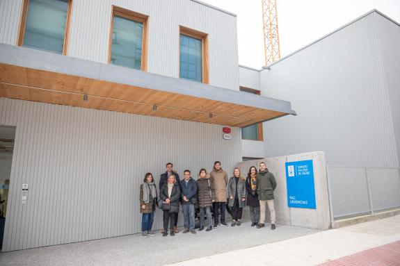 Imaxe da nova:A Xunta destaca a ampliación do centro de saúde do Porriño como mostra da aposta do goberno autonómico polo emprego da madeira estr...