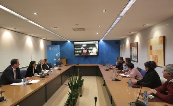 Imaxe da nova:A Xunta informa ao comité de empresa de Fandicosta das xestións que se están a realizar para garantir a viabilidade da compañía