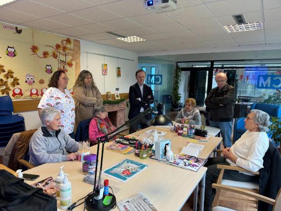 Imaxe da nova:A Xunta visita ás persoas maiores usuarias das casas do Maior que están en servizo en Castrelo de Miño