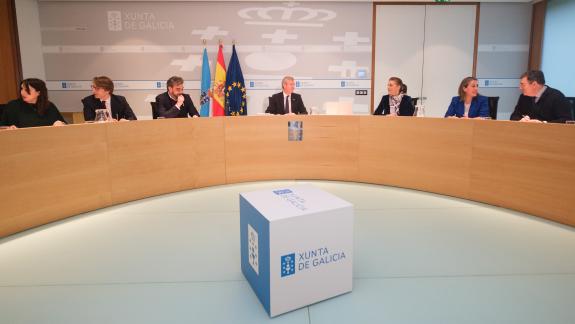 Imagen de la noticia:Referencia do Consello da Xunta extraordinario celebrado en San Caetano