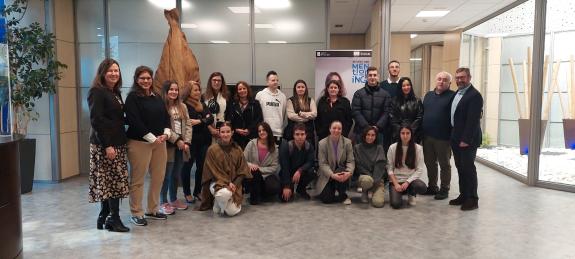 Imaxe da nova:A Xunta organiza unha visita a Congalsa no marco do programa Xuventude Mentoring