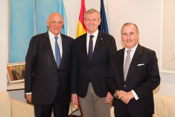 Imagen de la noticia:Rueda recibe al presidente del Banco Sabadell y al director general del Sabadell Gallego