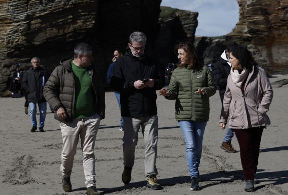 A Xunta aposta pola conservación de monumentos naturais de Galicia como a praia das Catedrais, que conta xa con case 13.700 reservas para Semana Santa 