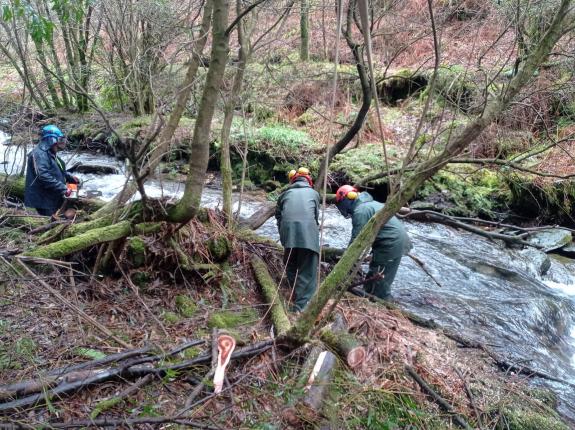Imagen de la noticia:La Xunta ejecuta actuaciones de conservación y limpieza en los trechos interurbanos de varios ríos a su paso por el ayuntami...