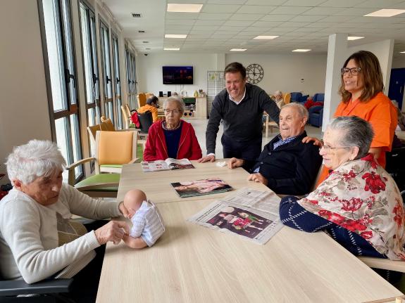 Imaxe da nova:A nova residencia de maiores da Xunta en Cerdedo cumpre un ano desde a chegada dos primeiros usuarios
