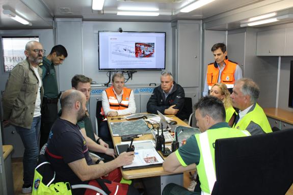 Imaxe da nova:A Xunta realiza un simulacro de activación do Plan de Emerxencia Exterior de Cepsa en Maside