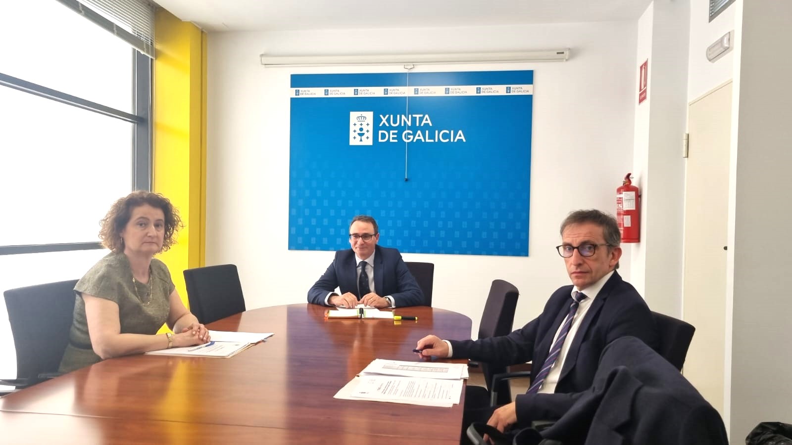 O director xeral de Xustiza reúnese con representantes da avogacía e procuradoría da provincia de Pontevedra