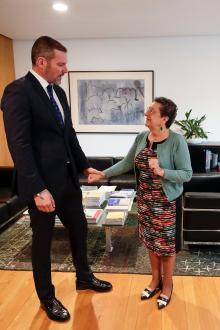 José López destaca o firme compromiso coa lingua e cultura de Galicia na súa primeira visita ao Consello da Cultura Galega