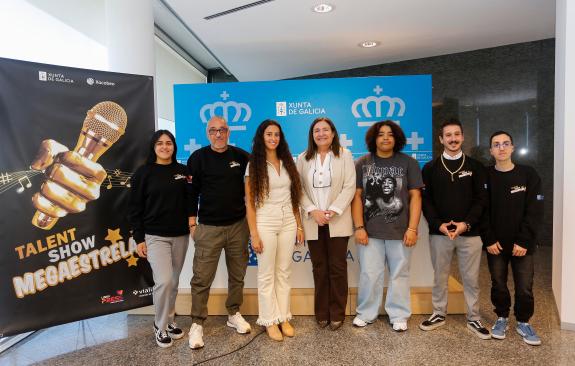 Imaxe da nova:Ortiz destaca o “crecemento” e o “salto de calidade” do concurso vigués Talent Show Megaestrelas como escaparate artístico da cidad...