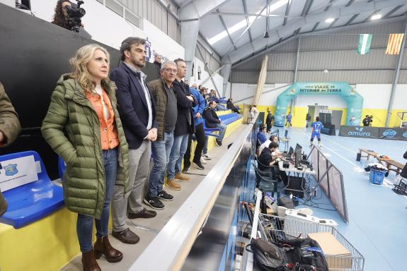 Imaxe da nova:Diego Calvo asiste á fase final da Superliga Masculina 2 de Voleibol, na que participa o Intasa San Sadurniño