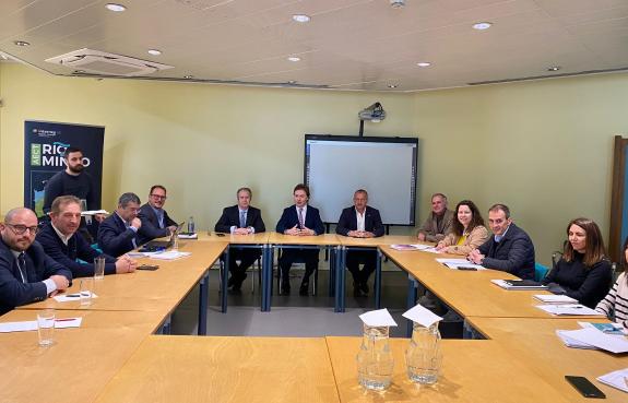 Imaxe da nova:A Xunta aborda coa AECT Rio Minho para abordar os proxectos en marcha en materia de cooperación transfronteiriza