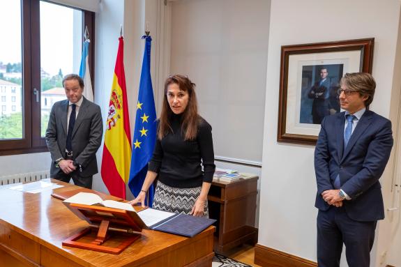 Imaxe da nova:O conselleiro de Facenda e Administración Pública preside a toma de posesión da nova directora da Atriga