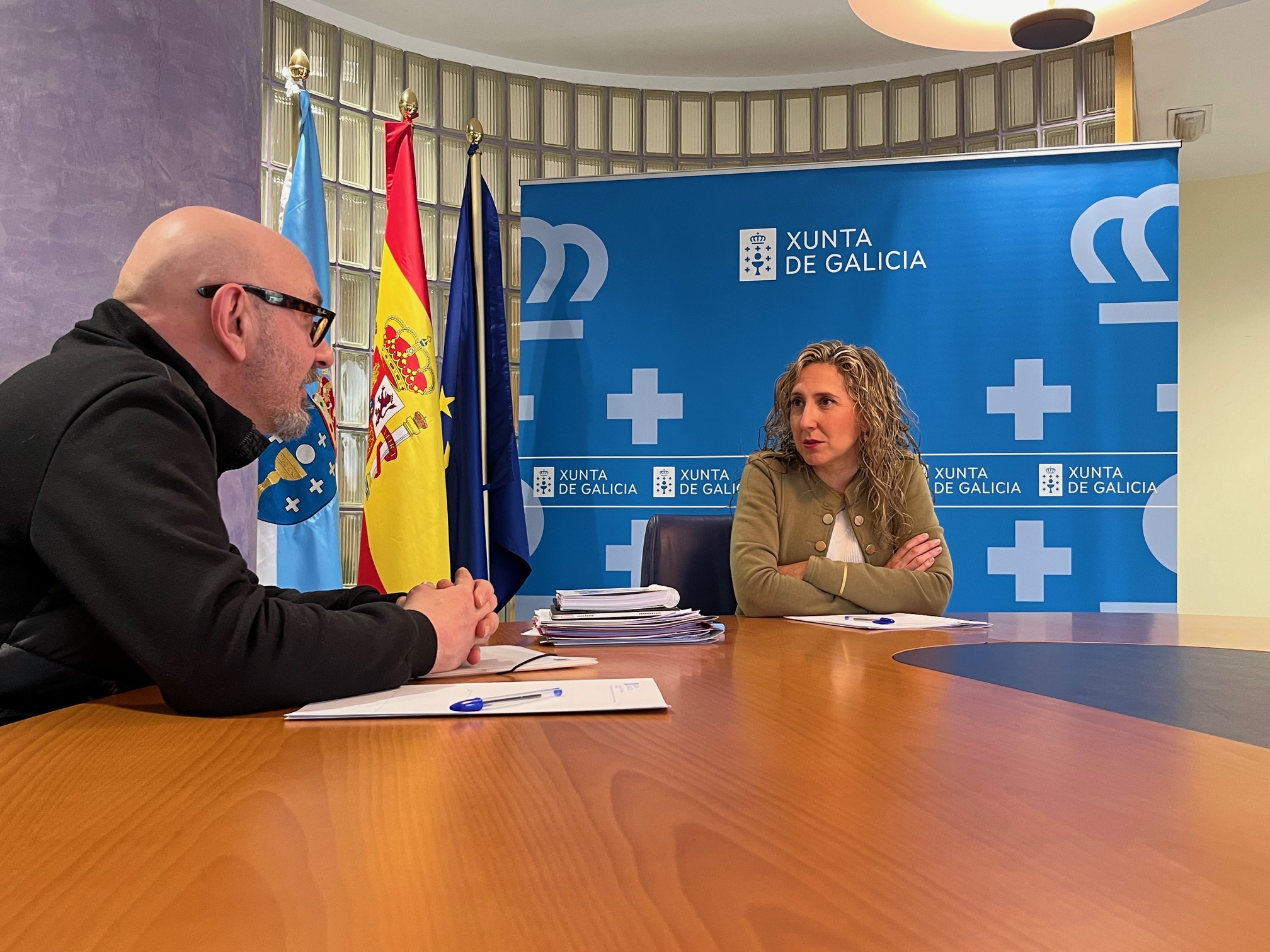Imagen del artículo A delegada territorial da Xunta en Ferrol aborda co promotor das Meninas de Canido as posibles vías de colaboración de cara á vindeira edición do festival