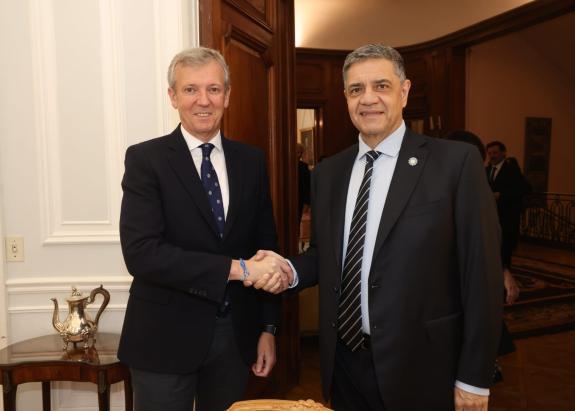 Imaxe da nova:Rueda reúnese co xefe de goberno da Cidade Autónoma de Bos Aires co ánimo de preservar os intereses da colectividade galega na capi...