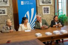 Valentín García participa na presentación da reedición da novela ‘As chaves do tempo’, de Luísa Villalta