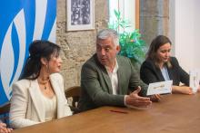 Valentín García participa na presentación da reedición da novela ‘As chaves do tempo’, de Luísa Villalta