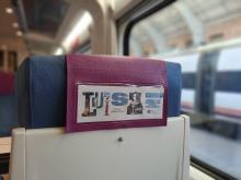 A Xunta e Renfe celebran o Día das Letras Galegas difundindo a imaxe de Luísa Villalta nos trens de Media Distancia e Avant