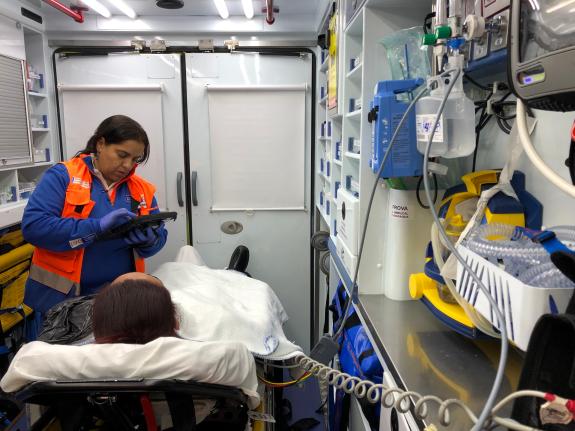 Imaxe da nova:O 061 de Galicia asistiu 59 persoas por 46 accidentes de tráfico durante a fin de semana