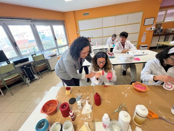 Imaxe da nova:Belén do Campo visita o centro ocupacional Pascual Veiga e reitera o apoio da Xunta para garantir a integración laboral das persoas...